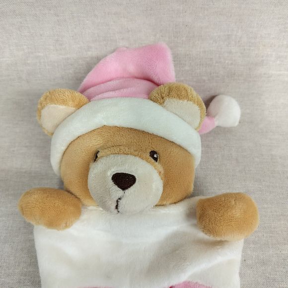 DAN DEE My 1st Christmas Santa Bear 16" Plush First STOCKING Baby GIRL PINK - Picture 6 of 11
